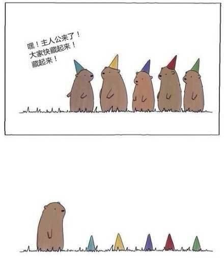 超火的一组动物漫画，太有爱了，萌你一身鸡皮疙瘩！
