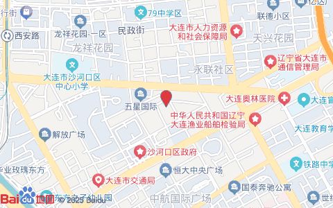 大连市益康宠物医院位置示意图