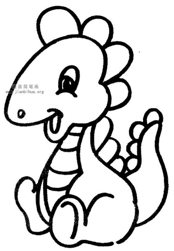 100只恐龙图片简笔画