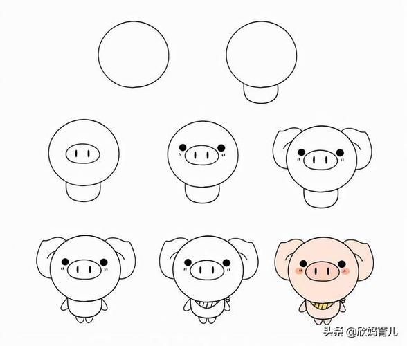 小动物简笔画素材来啦