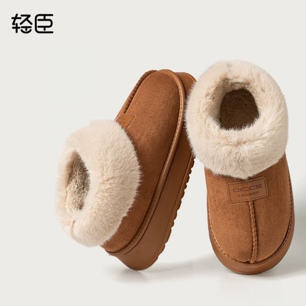 雪地靴女2024新款冬季加绒加厚