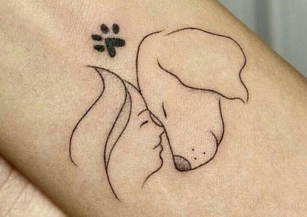 已故狗的纹身覆盖