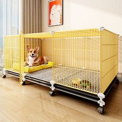 狗笼子中小型犬一室一厅一卫狗窝家用带厕所比熊泰迪专用宠物笼子