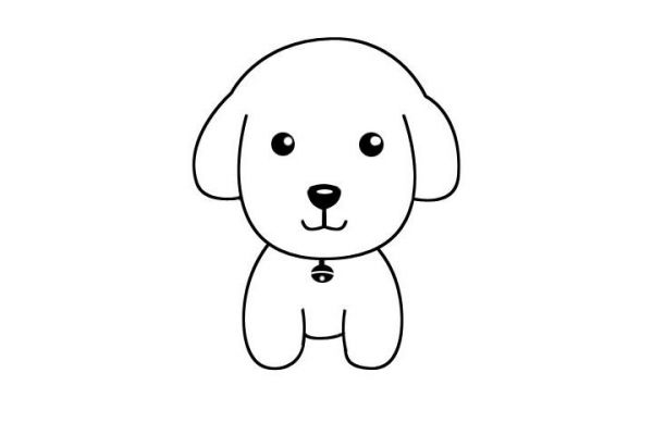 狗狗简单简笔画