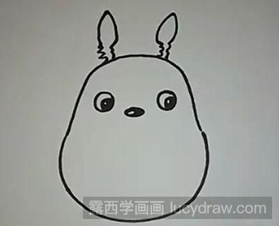 简笔画教程：怎么画龙猫