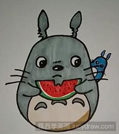 简笔画教程：怎么画龙猫