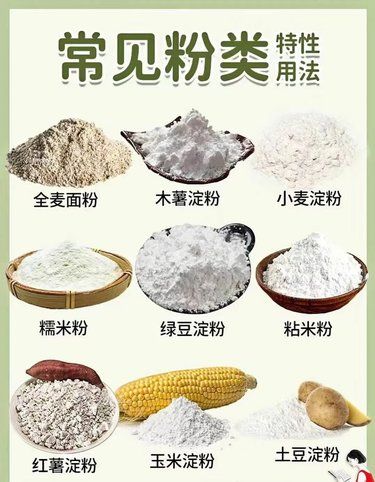 生活中常见的粉类怎么吃