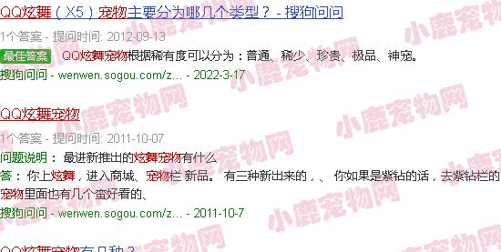 qq炫舞宠物