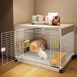兔笼家用室内大号专用笼子睡觉小窝特大号宠物兔用品荷兰猪侏儒兔