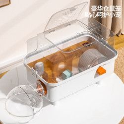 酷奇宠仓鼠笼子双层彩透仓鼠别墅