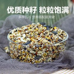鹦鹉鸟粮饲料虎皮牡丹玄凤鸟食五色黍子混合粮谷子5斤专用粮营养