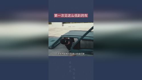 第一次见这么低趴的车