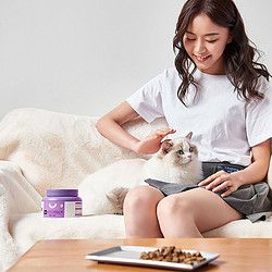 卫仕 宠物卵磷脂软颗粒180g 猫咪专用浓缩卵磷脂宠物鱼油猫咪美毛护肤海藻粉滋养毛囊健康毛发
