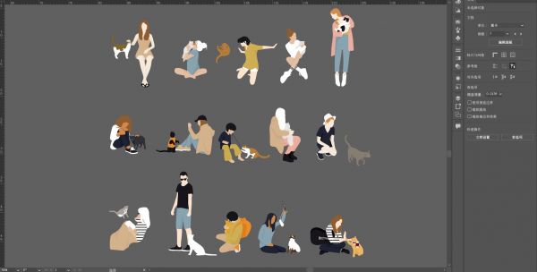 创意人物矢量图集,创意人物线稿,创意宠物猫人物素材,矢量图集,后期人物矢量图集,设计师的灵感,让设计更有趣,PSD后期人物素材,效果图后期素材下载,插画风后期人物素材,设计师必备创意素材,宠物猫素材