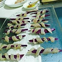 自制狗狗奖励零食-鸡胸紫薯棒营养美味更安心的做法图解3