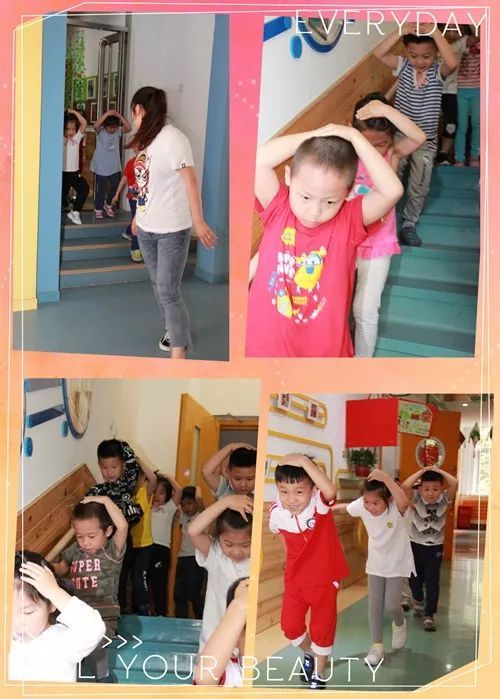 “珍惜生命 安全第一”大兴五幼开展防震疏散演练活动-幼师课件网第8张图片