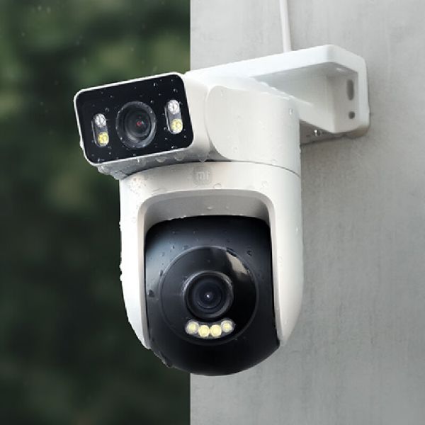 小米室外摄像机CW500双摄版 双2.5K超清画质 AI侦测 双频Wi-Fi6 双400万摄像头