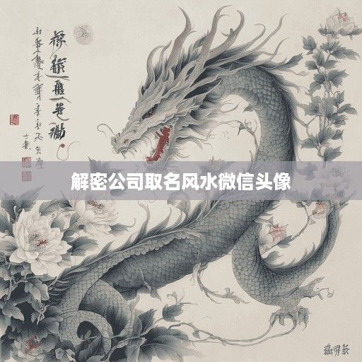  解密公司取名风水微信头像 