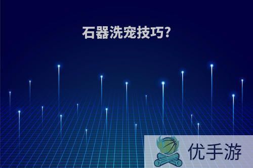 石器洗宠技巧?