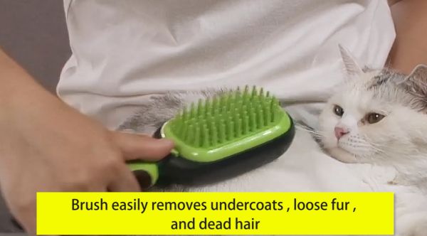 Pet Hair Grooming Tool Double Sided Massage Deshedding Dematting Pin And Bristle Brush Comb Set For All Breeds Dogs Cats