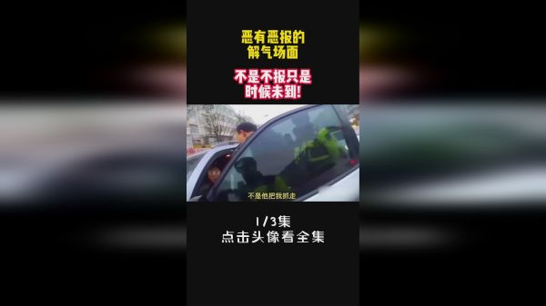 恶有恶报的解气场面，不是不报只是时候未到!