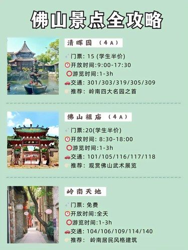 佛山热门旅游景点，旅游必看！