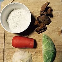狗狗鸡肝饼干的做法图解1