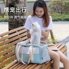 猫包外出便携宠物手提包中小型犬猫咪外带包轻便透气 狗狗书包猫袋