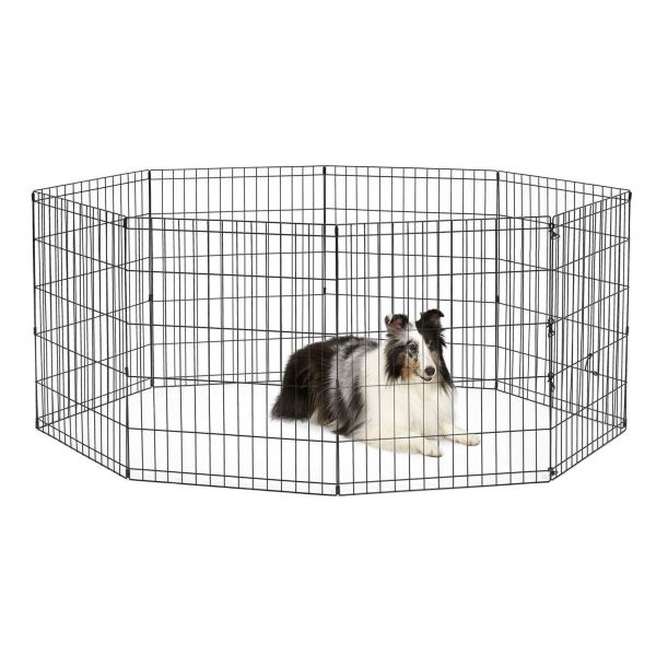 Customize Midwest Outdoor Large Portable Foldable Metal Animal Dog Playpens Pet Puppy Dog Exercise Play Pen