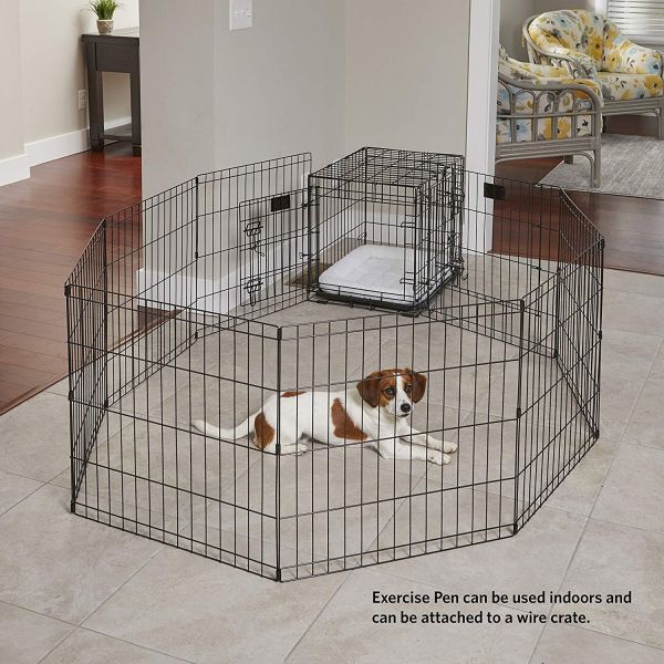 Customize Midwest Outdoor Large Portable Foldable Metal Animal Dog Playpens Pet Puppy Dog Exercise Play Pen
