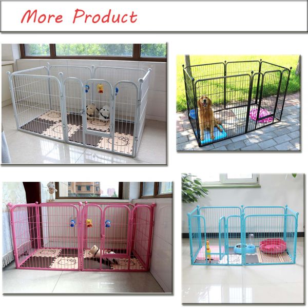 Customize Midwest Outdoor Large Portable Foldable Metal Animal Dog Playpens Pet Puppy Dog Exercise Play Pen