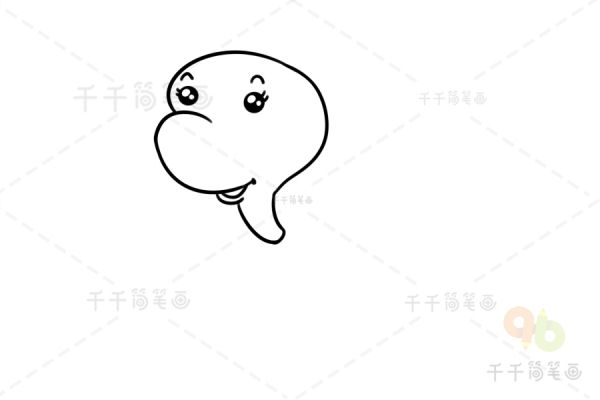 超萌超萌小乌龟简笔画_乌龟简笔画