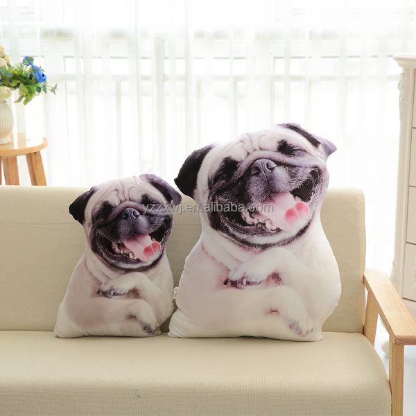 3D Dog Shaped Throw Pillow animal body pillow Dog Shaped Pillow Cute Plush Toys Gift