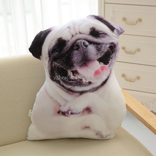 3D Dog Shaped Throw Pillow animal body pillow Dog Shaped Pillow Cute Plush Toys Gift