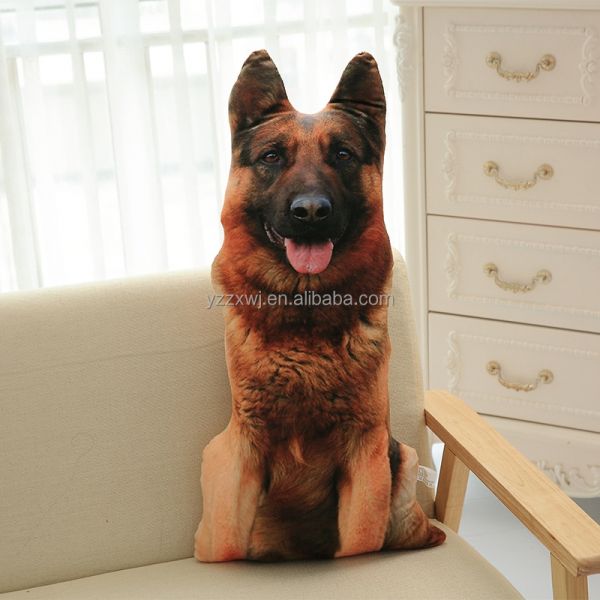3D Dog Shaped Throw Pillow animal body pillow Dog Shaped Pillow Cute Plush Toys Gift