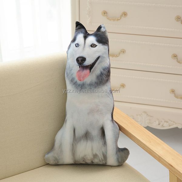 3D Dog Shaped Throw Pillow animal body pillow Dog Shaped Pillow Cute Plush Toys Gift