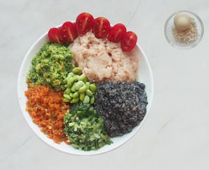 鸡胸肉糙米饭 宠物鲜食 狗湿粮的做法 步骤2