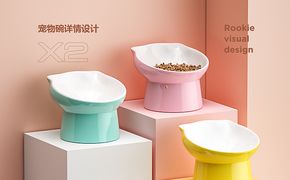 宠物碗详情页X2 建模渲染+详情 全案设计图片
