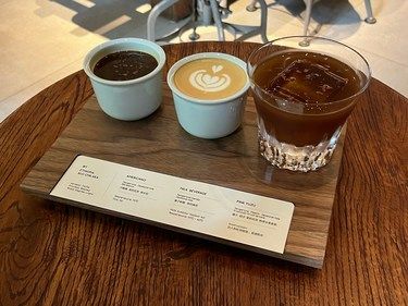 上海喝过最好喝的combo☕️一豆三喝