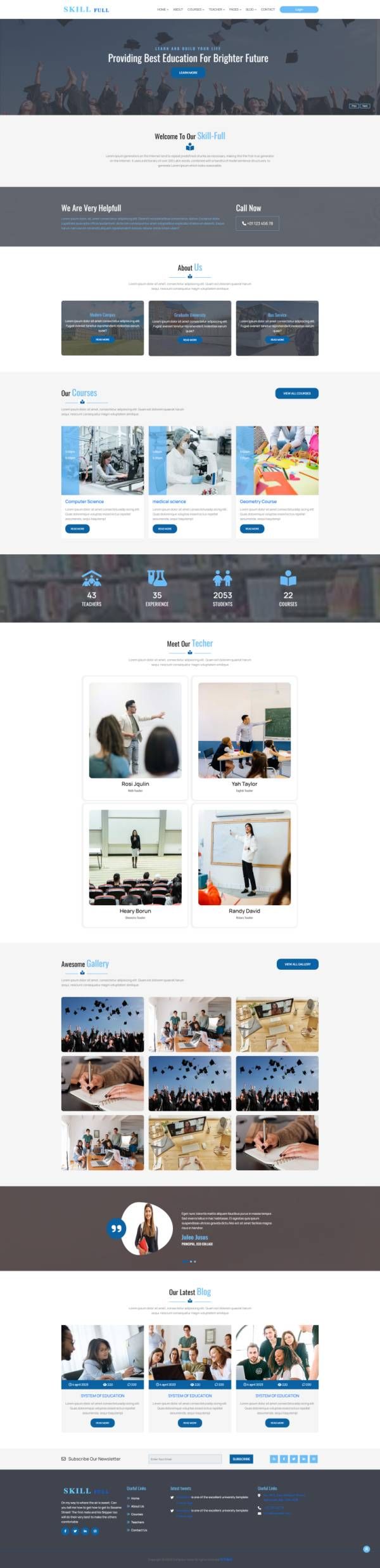 网页制作与设计，职业培训网站搭建模板