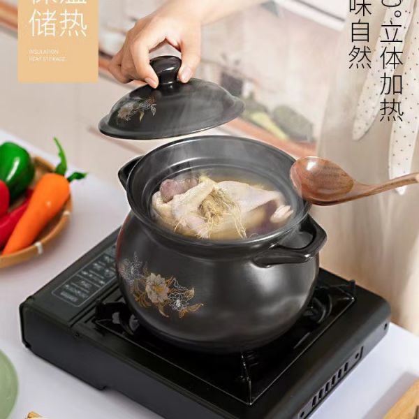 砂锅炖锅大号煲汤锅耐高温陶瓷家用汤锅沙锅