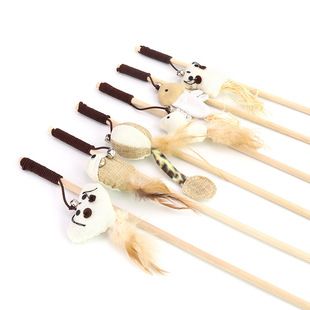 新款抖音猫玩具打地鼠 互动益智宠物猫玩具三孔五孔实木猫玩具详情5