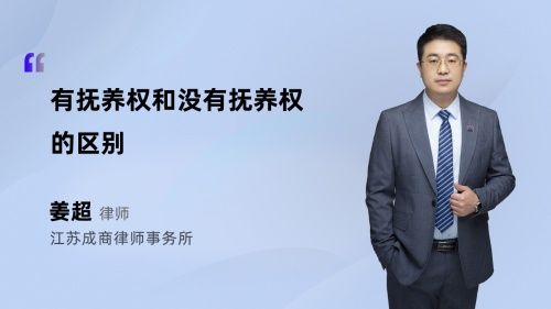 有抚养权和没有抚养权的区别