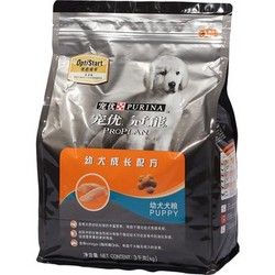 PRO PLAN 冠能 宠优优宠物狗粮 幼犬成长配方原鸡肉米饭3kg