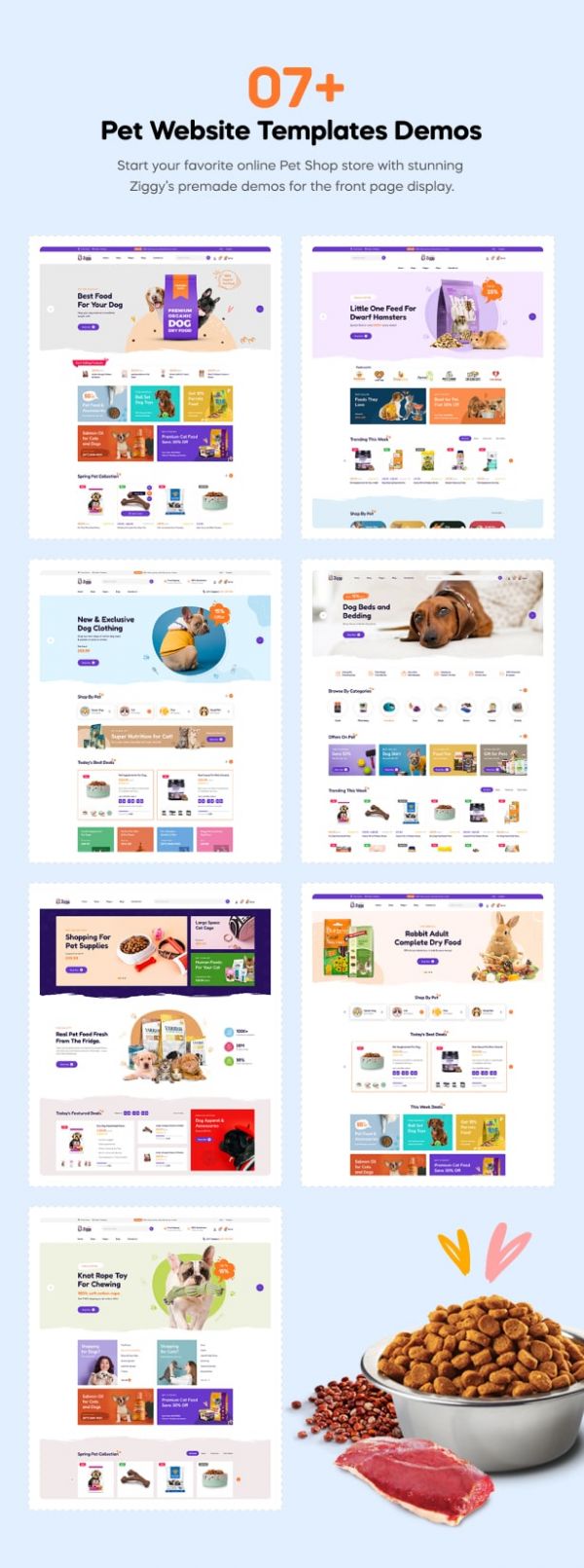 Ziggy(v1.2.8)宠物护理用品销售网站WordPress主题