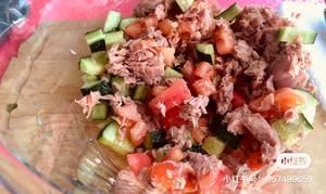 宠物猫饭吞拿鱼蔬菜饭的做法 步骤6
