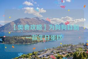 【美食攻略】为狗狗自制一款生日蛋糕