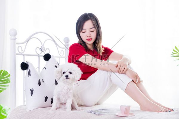 人与宠物狗狗人像生活方式宠物摄