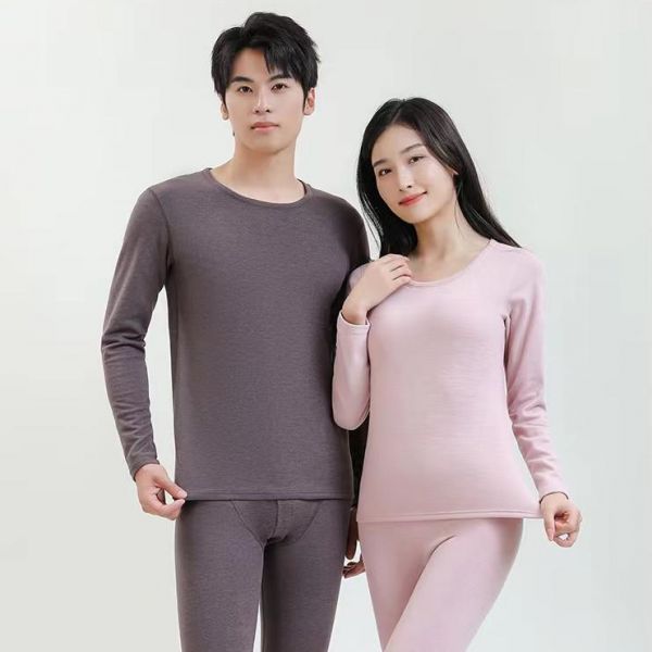 冰洁！女款三代单面磨毛保暖套装