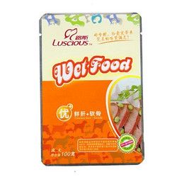 Luscious 路斯优加妙鲜包 鲜肝软骨100g（宠物用）